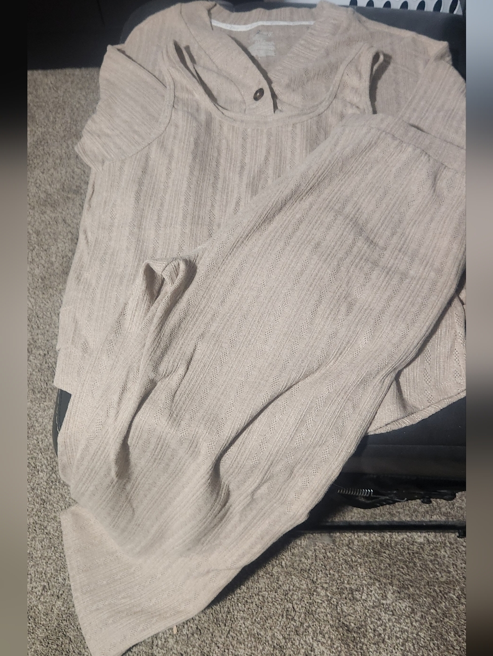 NWOT Live 2 Lounge 3 Piece Set, Beige Size Large - Picture 5 of 9